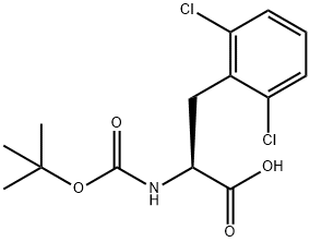 Boc-2,6-Dichloro-L-Phenylalanine Struktur