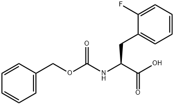 Cbz-2-Fluoro-D-Phenylalanine Structure