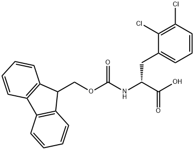 Fmoc-2,3-Dichloro-D-Phenylalanine Struktur