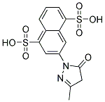 3-(3-methyl-5-oxo-4,5-dihydropyrazol-1-yl)naphthalene-1,5-disulfonic acid Struktur