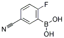 3-Cyano-6-fluorophenylboronic acid Struktur