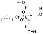 Chromium(III) phosphate tetrahydrate Struktur