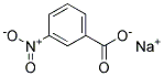 3-Nitrobenzoic Acid Sodium Struktur