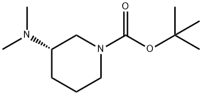 S-N-Boc-3-dimethylaminopiperidine Struktur