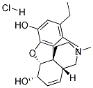 ETHYLMORPHINE HYDROCHLORIDE REFERENCE SPECTRUM EPE(CRM STANDARD) Struktur