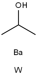 BARIUM TUNGSTEN ISOPROPOXIDE 10% W/V IN ISOPROPANOL Struktur