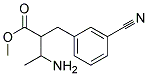 3-AMINO-2-(3-CYCNOBENZYL)-BUTYRIC ACID METHYL ESTER Struktur