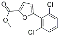 5-(2,6-DICHLOROPHENYL)FURAN-2-CARBOXYLIC ACID METHYL ESTER Struktur