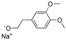 SODIUM 2-(3,4-DIMETHOXY-PHENYL)-ETHANOLATE Struktur