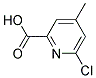 6-CHLORO-4-METHYL-PYRIDINE-2-CARBOXYLIC ACID Struktur