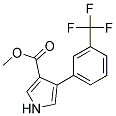 4-[3-(TRIFLUOROMETHYL)PHENYL]-1H-PYRROLE-3-CARBOXYLIC ACIDETHYL ESTER Struktur