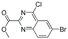 6-BROMO-4-CHLORO-2-QUINAZOLINECARBOXYLIC ACIDETHYL ESTER Struktur