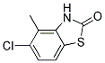 5-CHLORO-4-METHYL-2(3H)-BENZOTHIAZOLONE Struktur