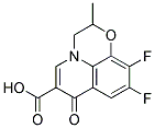 (-)-9,10-difluoro-2,3-dihydro-2-methyl-7-oxo-7h-pyrido[1,2,3-de]-1,4-benzoxazine-6-carboxylic acid (l-) Struktur