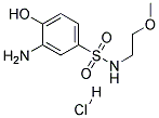 3-Amino-4-Hydroxy-N-(2'-Methoxyethyl)-Benzenesulfonamide Hydrochloride Struktur