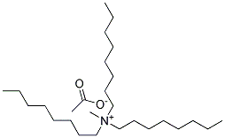 Methyl Trioctyl ammonium acetate Struktur