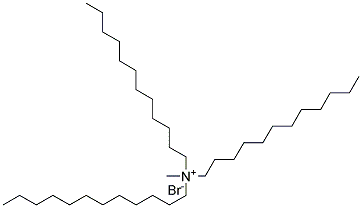 Tridodecyl methyl ammonium bromide Struktur