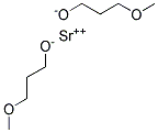 Strontium methoxypropoxide, 18-20% in methoxypropanol Struktur