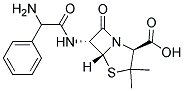 (2S,5R,6R)-6-(2Amino-2-phenylacetylamino)-3,3-dimethyl-7-oxo-4-thia-1-aza-bicyclo[3.2.0]heptane-2-carboxylicacid Struktur