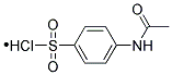 P-ACETYLAMINOPHENYL SULFONYLCHLORO Struktur