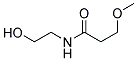 N-(2-HYDROXYETHYL)-3-METHOXY-PROPIONAMIDE Struktur