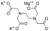 ETHYLENEDIAMINE-N,N,N',N'-TETRAACETIC ACID DIPOTASSIUM MAGNESIUM SALT Struktur