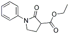 ETHYL 2-OXO-1-PHENYLPYRROLIDINE-3-CARBOXYLATE Struktur