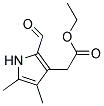 ETHYL 2-(2-FORMYL-4,5-DIMETHYL-1H-PYRROL-3-YL)ACETATE Struktur