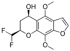 CIS-7-DIFLUOROMETHYL-4,9-DIMETHOXY-5H-FURO-[3,2-G]-CHROMAN-5-OL Struktur