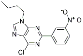 9-BUTYL-6-CHLORO-2-(3-NITROPHENYL)-9H-PURINE Struktur