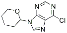 6-CHLORO-9-TETRAHYDROPYRANYL PURINE Struktur