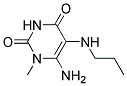 6-AMINO-5-PROPYLAMINO-1-METHYLURACIL Struktur