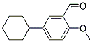 5-CYCLOHEXYL-2-METHOXYBENZALDEHYDE Struktur