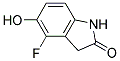 4-FLUORO-5-HYDROXYINDOLIN-2-ONE Struktur