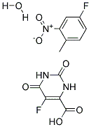 4-FLUORO-2-NITROTOLUENE 5-FLUOROOROTIC ACID MONOHYDRATE Struktur