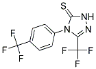 4,5-DIHYDRO-3-TRIFLUOROMETHYL-4-(4-TRIFLUOROMETHYLPHENYL)-1,2,4-TRIAZOL-5(1H)-THIONE Struktur