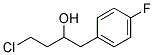 3-CHLORO-1-(4-FLUOROBENYL)-PROPANOL Struktur