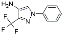 3-(TRIFLUOROMETHYL)-1-PHENYL-1H-PYRAZOL-4-AMINE Struktur