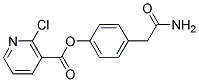 4-(2-AMINO-2-OXOETHYL)PHENYL 2-CHLORONICOTINATE, TECH Struktur