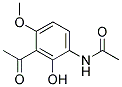 N1-(3-ACETYL-2-HYDROXY-4-METHOXYPHENYL)ACETAMIDE, TECH Struktur