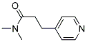 N,N-DIMETHYL-3-PYRIDIN-4-YLPROPANAMIDE, TECH Struktur