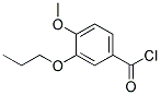 4-METHOXY-3-PROPOXYBENZENE-1-CARBONYL CHLORIDE Struktur