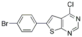 6-(4-BROMOPHENYL)-4-CHLORO-THIENO[2,3-D]PYRIMIDINE Struktur