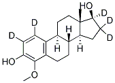 4-METHOXY-17B-ESTRADIOL-1,2,16,16,17-D5 Struktur