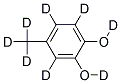 4-METHYLCATECHOL-D8 Struktur