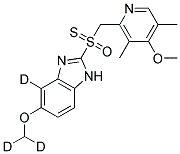 OMEPRAZOLE-D3 SULFIDE Struktur