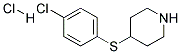 4-(4-CHLOROPHENYLSULPHANYL)PIPERIDINE HYDROCHLORIDE Struktur