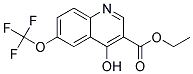 ETHYL 4-HYDROXY-6-(TRIFLUOROMETHOXY)QUINOLINE-3-CARBOXYLAT Struktur