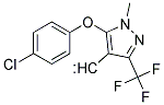 [5-(4-CHLOROPHENOXY)-1-METHYL-3-(TRIFLUOROMETHYL)-1H-PYRAZOL-4-YL]METHANO Struktur