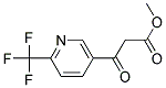 METHYL 6-(TRIFLUOROMETHYL)NICOTINOYLACETAT Struktur